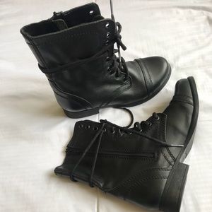 Steve Madden combat boots!
